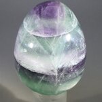 Rainbow Fluorite Crystal Egg  ~47mm