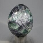 Rainbow Fluorite Crystal Egg  ~50mm
