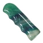Rainbow Fluorite Easy Grip Crystal Massage Wand 80 x 25mm