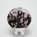 Rhodonite Polished Flat Tumblestone ~42mm