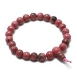 Rhodonite Power Bead Bracelet