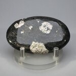 Rhodonite Snowflake Polished Stone ~63mm