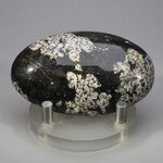 Rhodonite Snowflake Polished Stone ~64mm