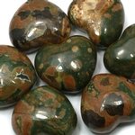 Rhyolite Crystal Heart ~45mm