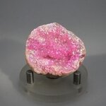 Rose Aura Quartz Geode ~39x32mm