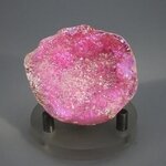 Rose Aura Quartz Geode ~48x41mm