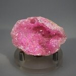 Rose Aura Quartz Geode ~50x36mm