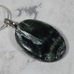Seraphinite Gemstone Pendant ~33mm
