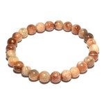 Shaded Moonstone 8mm Round Bead