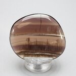 Smoky Fluorite Flat Tumblestone ~50mm