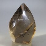Smoky Quartz Polished Flame  ~68mm