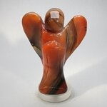 Superior Extra Large Carnelian Angel ~89mm