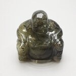 Superior Labradorite Sitting Buddha Statue ~52mm