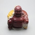 Superior Mookaite Carved Sitting Buddha Statue ~50mm