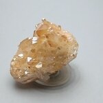 Tangerine Aura Quartz Healing Crystal ~49mm