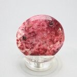Thulite Polished Flat Stone ~41mm