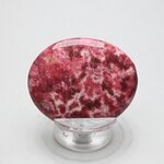 Thulite Polished Flat Stone ~45mm