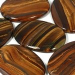 Tiger Eye Palm Stone ~70x50mm