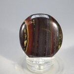 Tiger Iron Polished Flat Tumblestone ~42mm