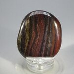 Tiger Iron Polished Flat Tumblestone ~45mm