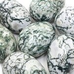 Tree Agate Crystal Egg ~48mm