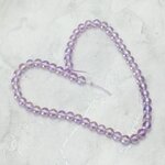 Violet Aura Beads ~8mm Round