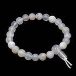 White Moonstone Power Bead Bracelet