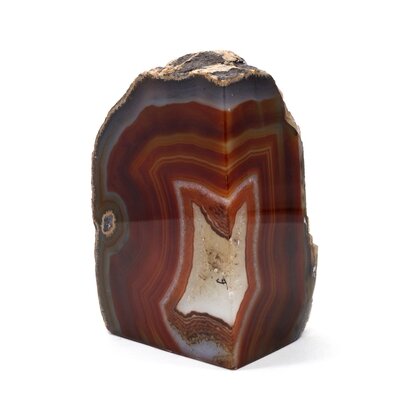 Agate Bookend Single (Natural) ~143x94x67mm