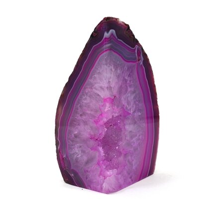 Agate Bookend Single (Pink) ~153x83x70mm