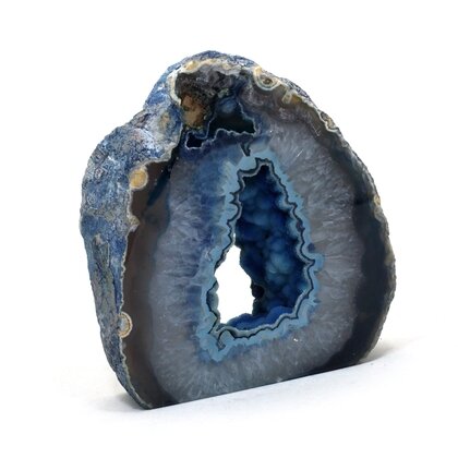 Agate Free-standing Slice (Blue) ~105x102mm