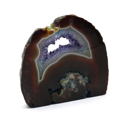 Agate Free-standing Slice (Natural) ~117x123mm