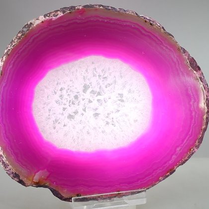 Agate Slice - Pink  ~122mm
