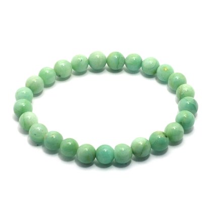 Amazonite 8mm Round Bead Bracelet