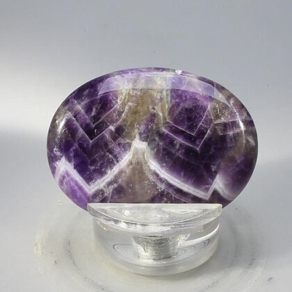 Amethyst Chevron Thumbstone (Extra Grade) ~40x30mm