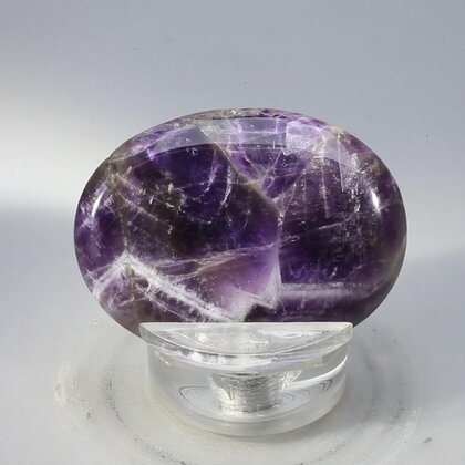 Amethyst Chevron Thumbstone (Extra Grade) ~40x30mm