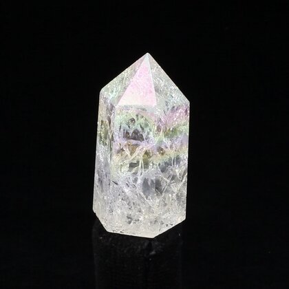 Angel Aura Fire & Ice Quartz Point ~44mm