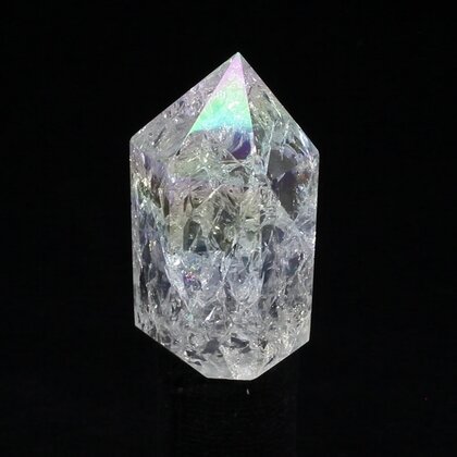 Angel Aura Fire & Ice Quartz Point ~47mm