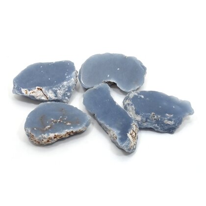 Angelite (Part Polished) Healing Stone - Small