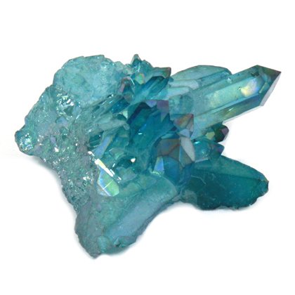 Aqua Aura Quartz Healing Crystal ~40mm