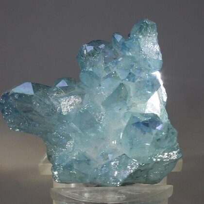 Aqua Aura Quartz Healing Crystal ~40mm