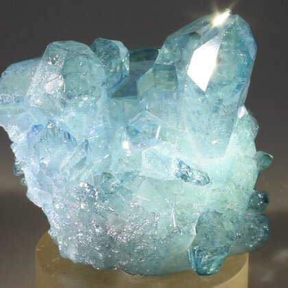 Aqua Aura Quartz Healing Crystal ~50mm