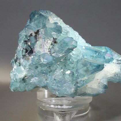 Aqua Aura Quartz Healing Crystal ~62mm
