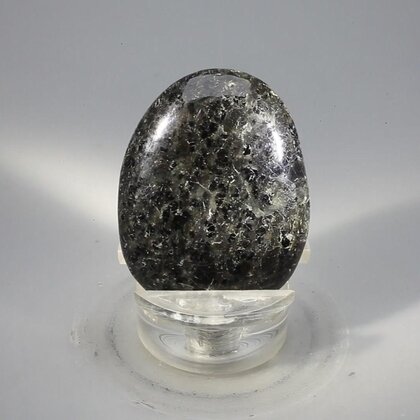 Arfvedsonite Polished Flat Tumblestone ~39mm