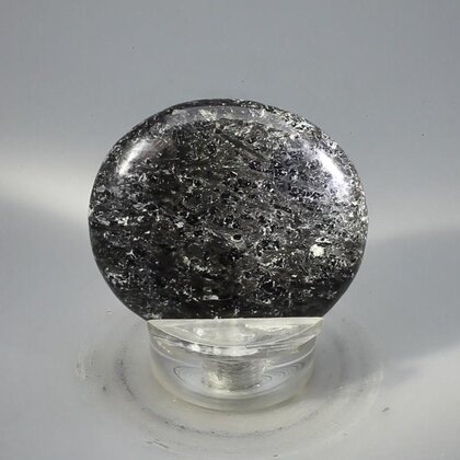 Arfvedsonite Polished Flat Tumblestone ~40mm