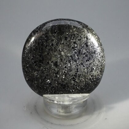 Arfvedsonite Polished Flat Tumblestone ~45mm