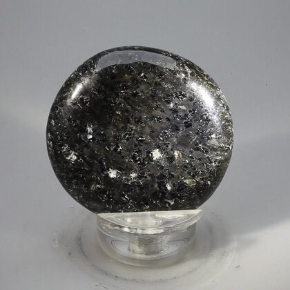 Arfvedsonite Polished Flat Tumblestone ~45mm