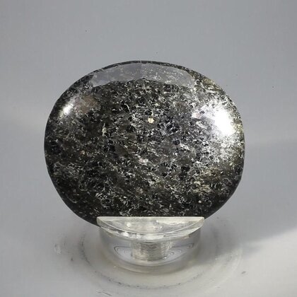 Arfvedsonite Polished Flat Tumblestone ~48mm