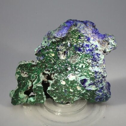Azurite & Malachite Polished Slice ~58mm