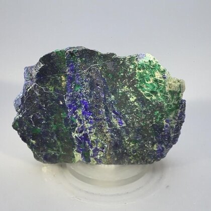 Azurite & Malachite Polished Slice ~59mm