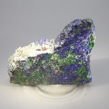 Azurite & Malachite Polished Slice ~60mm